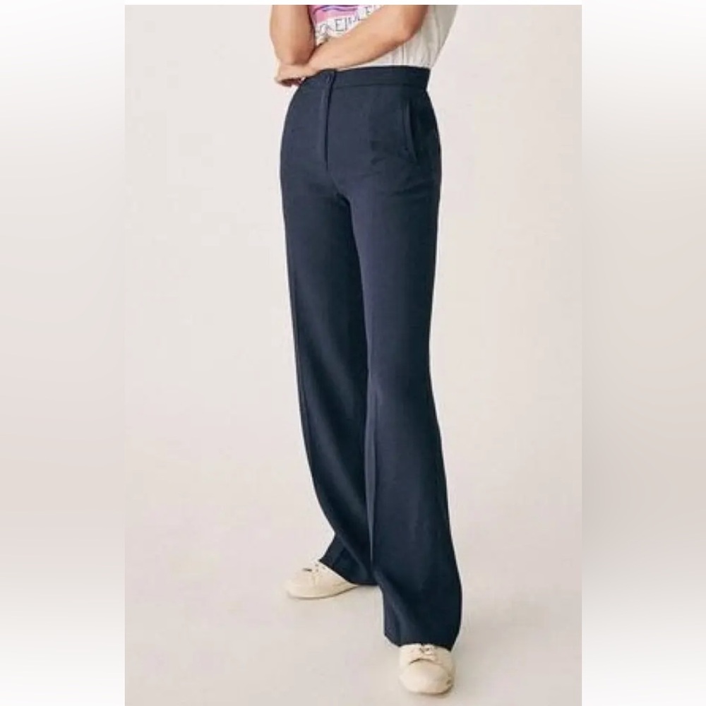 Sézane Martin Trouser, blue, size 34/Size 2